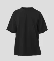 Remera Clásica Oversize - Negra - Imagen 2