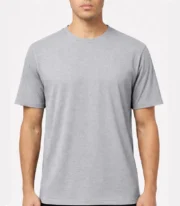 Remera Regular Fit - Gris Melange