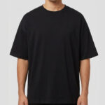 Remera Clásica Oversize - Negra
