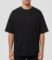 Remera Clásica Oversize - Negra