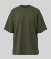 Remera Clásica Oversize - Verde Militar - Imagen 2