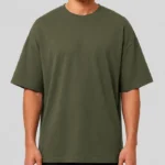 Remera Clásica Oversize - Verde Militar